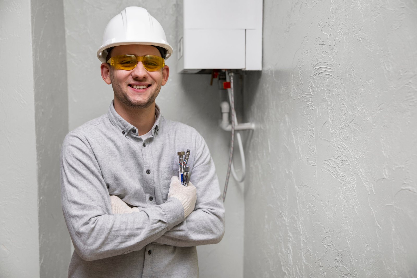 worker-repairing-water-heater